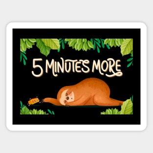 Funny Sloth Sleeping Alarm Magnet